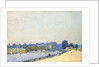 The Road to Hampton Court by Alfred Sisley