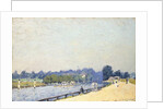 The Road to Hampton Court by Alfred Sisley