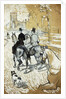 Horse-riders going toward the Bois de Boulogne; Cavaliers se Rendant au Bois de Bologne, 1888 by Henri de Toulouse-Lautrec