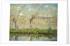 Spring, the Border of l'Epte; Printemps, Bord de l'Epte, 1885 by Claude Monet