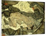 Lovers; Liebespaar, 1914 by Egon Schiele