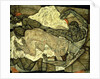 Lovers; Liebespaar, 1914 by Egon Schiele