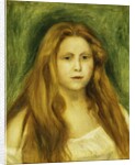 Head of Girl; Tete de Jeune Fille, 1888 by Pierre Auguste Renoir