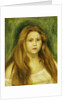 Head of Girl; Tete de Jeune Fille, 1888 by Pierre Auguste Renoir