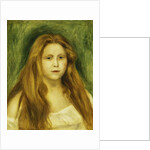 Head of Girl; Tete de Jeune Fille, 1888 by Pierre Auguste Renoir