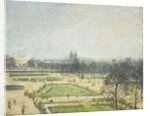 The Tuileries Ponds, Mist; Le Bassin des Tuileries, Brume, 1900 by Camille Pissarro
