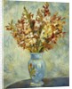 Gladioli in Blue Vase; Glaieuls au Vase Bleu, 1884 by Pierre Auguste Renoir