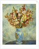Gladioli in Blue Vase; Glaieuls au Vase Bleu, 1884 by Pierre Auguste Renoir