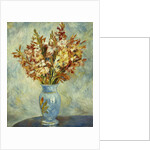 Gladioli in Blue Vase; Glaieuls au Vase Bleu, 1884 by Pierre Auguste Renoir