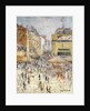 Bastille Day on Rue de Clignancourt, Paris; La Quartorze Juillet a Paris, la Rue de Clignancourt by Gustave Loiseau