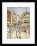 Bastille Day on Rue de Clignancourt, Paris; La Quartorze Juillet a Paris, la Rue de Clignancourt by Gustave Loiseau