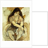 Young Woman Sitting; Jeune Fille Assise, 1921 by Jules Pascin