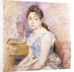 Young Woman in a Blue Corset; Jeune Fille au Corset Bleu, 1891 by Berthe Morisot