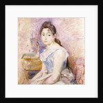 Young Woman in a Blue Corset; Jeune Fille au Corset Bleu, 1891 by Berthe Morisot