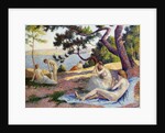 Bathers at Saint Tropez; Baigneuses a Saint-Tropez, 1892 by Maximilien Luce