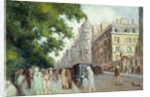 Street Scene in Paris; Scene de Rue a Paris, 1935-37 by Maximilien Luce