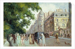 Street Scene in Paris; Scene de Rue a Paris, 1935-37 by Maximilien Luce