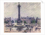 Paris, Place de la Bastille, c.1922 by Gustave Loiseau