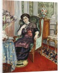 A Woman Sitting in a Chair; Femme Assis dans un Fauteuil, 1911 by Henri Lebasque