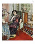 A Woman Sitting in a Chair; Femme Assis dans un Fauteuil, 1911 by Henri Lebasque