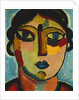 Blue Mouth; Blauer Mund, 1917 by Alexej von Jawlensky