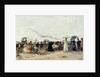 Trouville, Beach Scene; Trouville Scene de Plage, 1879 by Eugene Louis Boudin