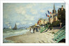 The Beach at Trouville; La Plage a Trouville, 1870 by Claude Monet