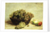 Still-life, Raisins and Apples in a Basket by Ignace Henri Jean Fantin-Latour