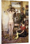 Nude in an Interior; Nu dans un Interieur, 1923 by Edouard Vuillard