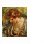 Profile of Andree with Head Bowed; Profil d'Andree Penchee, c.1917 by Pierre Auguste Renoir