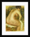 Nude Woman Bathing; Femme Nue Assise, 1910 by Pierre Auguste Renoir
