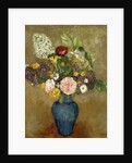 Vase of Flowers; Vase de Fleurs, by Odilon Redon
