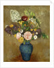 Vase of Flowers; Vase de Fleurs, by Odilon Redon