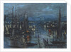 The Port of Le Havre, Night Effect, 1873 by Claude Monet