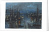 The Port of Le Havre, Night Effect, 1873 by Claude Monet