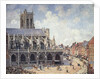 The Church of Saint Jacques in Dieppe in the Morning Sun by Camille Pissarro