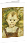 Portrait of a Little Boy; Portrait d'un Petit Garcon, c.1880 by Pierre Auguste Renoir