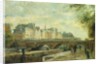 The New Bridge of the City; Le Pont Neuf de la Cite by Albert-Charles Lebourg
