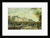 The New Bridge of the City; Le Pont Neuf de la Cite by Albert-Charles Lebourg