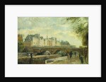 The New Bridge of the City; Le Pont Neuf de la Cite by Albert-Charles Lebourg