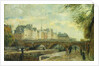 The New Bridge of the City; Le Pont Neuf de la Cite by Albert-Charles Lebourg