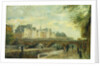 The New Bridge of the City; Le Pont Neuf de la Cite by Albert-Charles Lebourg