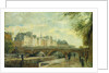 The New Bridge of the City; Le Pont Neuf de la Cite by Albert-Charles Lebourg