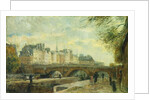 The New Bridge of the City; Le Pont Neuf de la Cite by Albert-Charles Lebourg