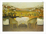 The Terrace at Marquayrol; Le Terrasse de Marquayrol, 1920 by Henri Jean Guillaume Martin