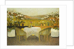 The Terrace at Marquayrol; Le Terrasse de Marquayrol, 1920 by Henri Jean Guillaume Martin