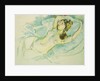 Nude Woman Reclining; Femme Nue Allongee, 1920-1925 by Jules Pascin