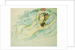 Nude Woman Reclining; Femme Nue Allongee, 1920-1925 by Jules Pascin