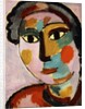 Head; Kopf, c.1916 by Alexej von Jawlensky