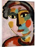Head; Kopf, c.1916 by Alexej von Jawlensky